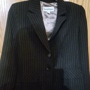 Danny & Nicole Black Striped Blazer